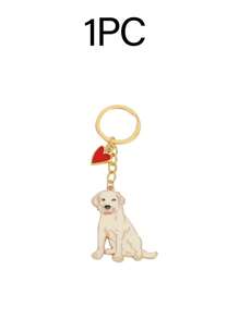 Cute And Charming Labrador Pendant, Puppy, Bone And Heart Pendant, Bag Pendant For Couples And Pet Enthusiasts, Keychain Accessories, Valentine's Day Gift, New Year's Gift, Graduation Gift, Best Friend Gift, Friend Anniversary Gift - Multicolor - View 11