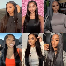 3 bundels Bone Straight Human Hair Bundles 100% natuurlijke hairextensions Onbewerkte Virgin Remy Hair Weave Bundles Natural Black Straight Bundles