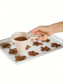 1 dụng cụ nướng, dụng cụ tách bánh bằng nhựa cỡ trung, dụng cụ tách bánh táo và bánh quy - trắng - Xem 7