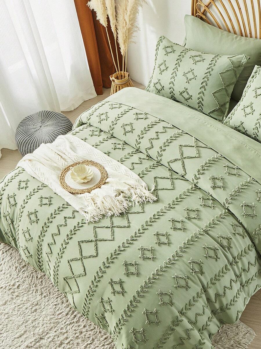 7 Piece Bed In A Bag Bed Comforter Set Queen, Elegant Tufted Comforter, Sheet And Pillowcase Set, Soft Microfiber, Comfortable And Warm Bedding Set, Bedroom Decor For All Seasons, Ideal Gift, Include 1 Comforter, 2 Pillowcases, 2 Pillowshams, 1 Flat Sheet And 1 Fitted Sheet