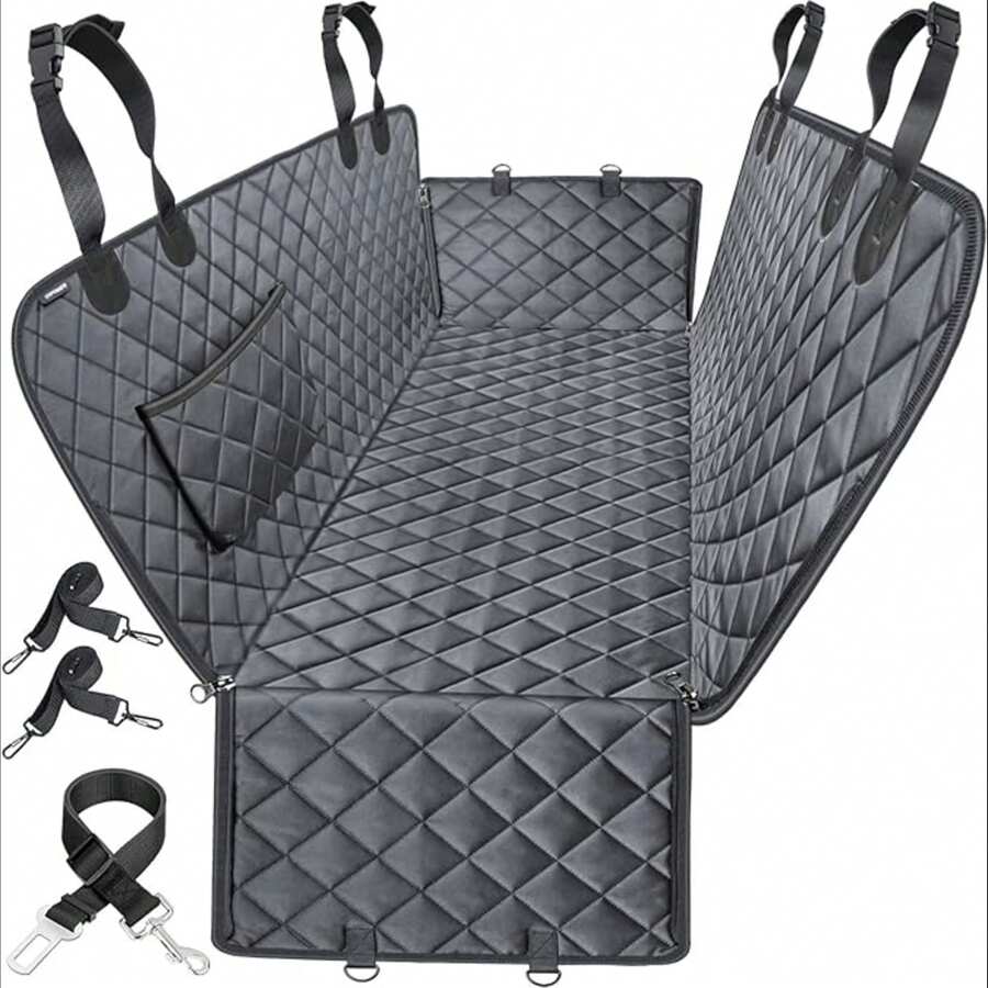 Dog Car Seat Cover For Pets 100 Waterproof Seat Cover Hammock 600D