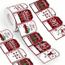 Thẻ quà tặng Giáng sinh tự dính, Thẻ tên bằng giấy Kraft tự nhiên, Nhãn dán Giáng sinh cho quà tặng & trang trí lễ hội (Phong cách người tuyết), Rất thích hợp để gói quà và thêm phong cách cá nhân, Bao gồm nhãn "Người nhận" và "Người gửi", Thích hợp cho sử dụng tại văn phòng, gia đình hoặc tiệc tùng, Giáng sinh - Nhiều màu - Xem 9