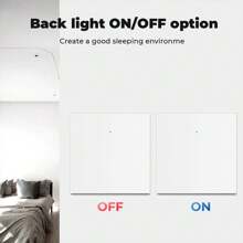 qaroota ZigBee 墙壁触摸智能灯开关 AC100-240V 需要中性线 Smart Life/Tuya 1/2/3 组 ZigBee 网关兼容 Alexa - 彩色 - 查看 3