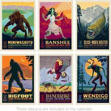 2025 Legends Of The National Parks Calendar - Multicolor - View 1