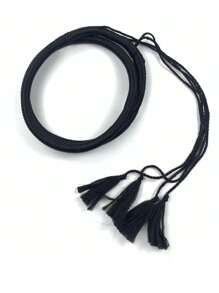 Adult Men's Classic Arabic Head Band, UAE Dubai Headgear, Scarf Turban Headwrap, Desert Headdress Accessories - Black - View 13