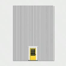 1 张无框帆布海报，抽象黑白线条艺术和黄色门画，帆布墙艺术，艺术品墙画，可作为礼物、卧室、办公室、客厅、咖啡厅、酒吧、墙壁装饰、家居和宿舍装饰 - 彩色 - 查看 8