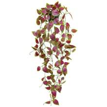 4pcs Artificial Hanging Plants, Potted Green Faux Grass & Ferns Plant, Fake Succulent Plant Hangers, Mandala Vine, Ivy For Wall Shelf, Home, Yard, Garden, Indoors And Outdoors Decoration, Valentine Day, Gift Gifts Birthday Graduation