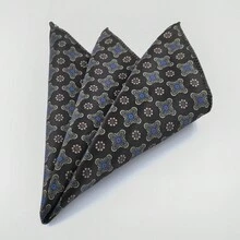 1/2/3 件男士石墨格子图案领带，经典 8 厘米（3.15 英寸）宽简约领带，适合男朋友、兄弟、父亲的时尚领带组合，适合商务、婚礼、毕业典礼、约会、音乐节等场合 - 石墨色 - 查看 9