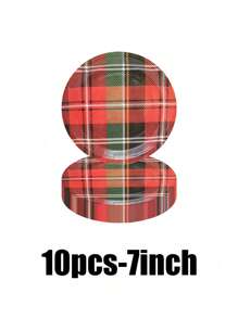 68 件套，一次性纸盘、蛋糕盘、派对盘、生日盘、材料，适用于生日派对、聚会、野餐、露营、烧烤、海滩派对等各种节日 - 彩色 - 查看 12