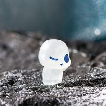 1 件树脂发光外星人、幽灵公主和发光仙女小雕像、创意装饰品、夜光微型配件、小雕像、微型景观装饰、DIY 套件、户外庭院树脂装饰品最佳礼物 - 彩色 - 查看 11