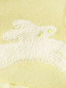 mini bala 年轻女孩甜美泡泡袖连衣裙 - 黃色 - 查看 8