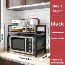 Microwave Oven Rack, Adjustable Kitchen Counter Space Saver Stand For Appliances, Multi-Functional Rack For Rice Cooker, Oven - Multicolor - View 14