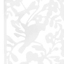 12 Stück Hängender Raumteiler, 40x40cm DIY Raumteiler Bildschirm, Paravent Raumteiler Hängepaneel Raumteiler Trennwand Hängend,DIY Art Deco Raumteiler - Weiss - Übersicht 11