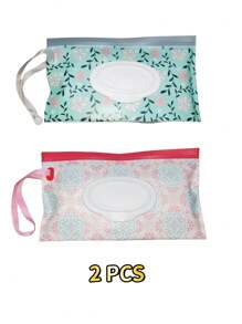 2pcs/1pc EVA 便携式湿巾架、可再填充湿巾袋、户外旅行湿巾容器、湿巾盒、湿巾分配器盒、带翻盖的湿巾盒、旅行用可再填充纸巾盒、浴室和汽车用桌饰、Nachttisch、纸巾架、厨房、厨房卷纸架、纸巾卷架、厨房纸巾、纸巾架、厨房餐桌装饰、家庭厨房卧室客厅餐厅、家居装饰配件、装饰盒、女性婚礼礼物、夏季旅行节日必备品 - 彩色 - 查看 6