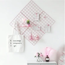 1 件/2 件 - 网格壁挂、金属相框、房间、宿舍和办公室展示架、情人节、情人节装饰、情人节礼物 - 彩色 - 查看 8