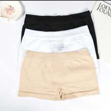 KIT 3/5/7 BOXER PANTIES (PANTS) HIGH RISING - Màu nâu  Mocha - Xem 3