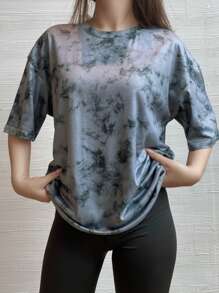 Women Oversized T Shirts Loose Fit Crew Neck Short Sleeve MovementTops Casual Blouse Y2K 2024 Basic Tee