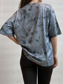 Women Oversized T Shirts Loose Fit Crew Neck Short Sleeve MovementTops Casual Blouse Y2K 2024 Basic Tee