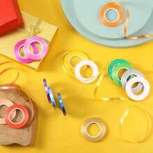 15 Rolls Metallic Balloon Strings In Various Colors, Ribbon For Crafts, Bows, Gift Wrapping, Flower Shops, Weddings, Valentine's Day, Christmas Gift Boxes, Party Decorations (Multi-Color),Christmas - Multicolor - View 6