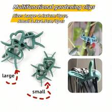 Tuinplankset Kashoepels 6,6*16,4F Tuinnet, 6 sets kweektunneltuinhoepels voor verhoogde bedden Afneembaar roestvrij staal met kunststof coating, DIY voor tuinnetten Kleine kassets met insectennet, 6 tuinhoepels en 12 klemmen