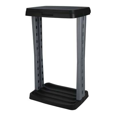 Well Home Porta-saco de lixo Well Home 60L na cor antracite 100%  43x31x9,5cm. Envio grátis em 24/48 horas