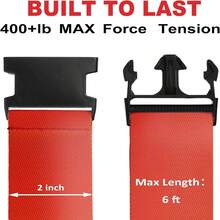 1 件 74 英寸可调节行李带打包带旅行箱塑料带扣行李带，带快速释放配件的行李带旅行女士男士行李带行李打包带行李绳扣旅行飞行商务旅行行李箱背包行李袋 - 紅色 - 查看 3