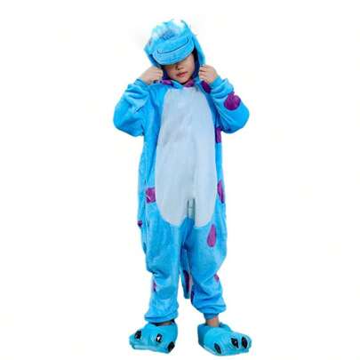 Azul vaca con capucha Pijamas afelpadas de niña calientitas mameluco unisex niños  navideñas familiares grande disfraz anime cosplay  Costumes, pijamas de franela  para bebe ropa de cartoon  invierno mamelucos edad 4-14 , monos de dibujos animales completas,Cosplay halloween disfraces de Halloween y Chiristmas  ropa para el hogar regalo dormir afelpadas y felpa franela , conjunto chicas peluche termicas jovencitas y adolescentes Pantalón abotonados bonitas preadolescente