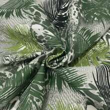 Acqua Decor Waterproof Fabric 1.40m Wide Sofa Cover, Cushion Cover - Folhagem Palmeira Verde - 查看 3
