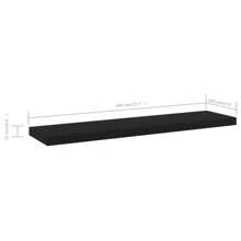Black Wooden Bookcase Boards Set Of 4 Pieces 40x10x15cm Ideal For Shelving And Storage Solutions