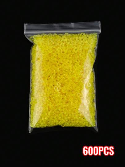 200/600pcs Multi-Color S Shape Plastic Clips, Rubber Band Clips, Plastic Band Connectors - Replacement Parts For Loom Bracelets DIY Making