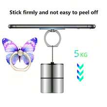 Vòng kẹp bướm nhiều màu & Giá đỡ điện thoại, đa chức năng tối giản & thiết thực - Nhiều màu - Xem 5
