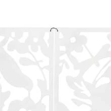 12 Stück Hängender Raumteiler, 40x40cm DIY Raumteiler Bildschirm, Paravent Raumteiler Hängepaneel Raumteiler Trennwand Hängend,DIY Art Deco Raumteiler - Weiss - Übersicht 10