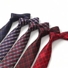 1pc Houndstooth & Checkerboard Checkered Pattern Casual/Business Necktie, Polyester, Versatile, Hot Selling Promotion, All Season - Multicolor - View 3