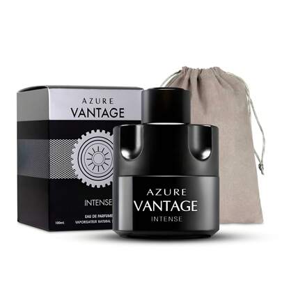 Colonia Azure Vantage para hombres, fragancia masculina, perfume de hombres de uso diario Eau De Toilette de 100ML con estuche de transporte