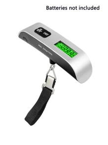 50kg Hook Belt Scale LCD Digital Electronic Scale For Travel Suitcase Luggage Hanging Scales Weighing Hand Held Weight Scale Luggage Scale Suitcase Scale Baggage Scale Digital Scale For Holiday Vacation Travel Essentials Travel Accessories Travel Must Haves Beach Vacation Summer School Accessories Back To School Supplies Stuff