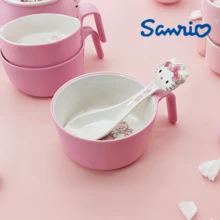 1件 官方授权色卡通餐具单柄碗家居可爱餐具用餐新体验精致家具圣诞节送给家人的精彩派对礼物 - 單柄碗 - 查看 3