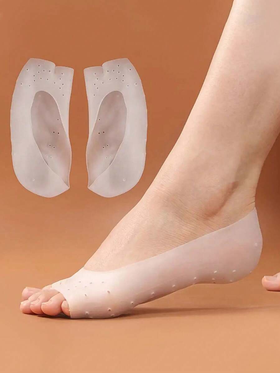 2pcs New Silicone Heel Protector Pads, Comfortable Soft Foot Back Care Sleeves, For Women Men Sneakers Shoes, Casual Shoes, Women Pumps Women Heels, Shoes Accessories For Women Men