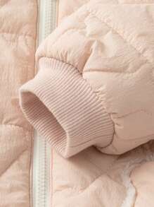 mini bala Baby Girls Egg-Shaped Jumpsuit 2024 Winter Warm Collection