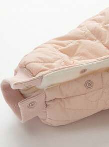 mini bala Baby Girls Egg-Shaped Jumpsuit 2024 Winter Warm Collection