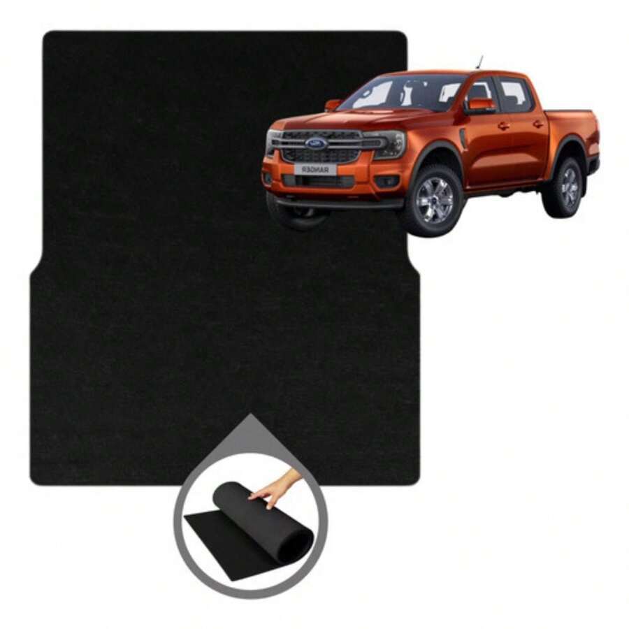 Rubberized Bucket Mat New Ranger 2024 2025 - màu đen - Xem 1