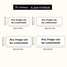 1/3 piezas Alfombrilla de ratón personalizada con fotos, haciendo alfombrillas de ratón personalizadas - Agregando imágenes, texto, logotipos o diseños artísticos, oficina, hogar, juegos, base no de goma, múltiples tamaños a elegir, fácil de limpiar. Regalos de Navidad, Regalos del Día de San Valentín, Regalos de aniversario de pareja, Regalos del Día de la Madre, Regalos del Día del Padre - Multicolor - Ver 10