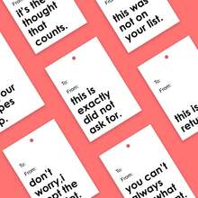 Bộ 7 Thẻ Quà Tặng Hài Hước Kèm Ruy Băng 2 Mét, Thẻ Quà Tặng Sinh Nhật Ngày Lễ Vui Nhộn, Bộ Thẻ Giấy Thích Hợp Cho Nhiều Lễ Kỷ Niệm, Tuyệt Vời Cho Bạn Bè, Gia Đình Và Các Cặp Đôi Trang Trí Tiệc Giáng Sinh, Thẻ Vui Nhộn, Thẻ Quà Tặng, Thẻ Cảm Ơn - trắng - Xem 1