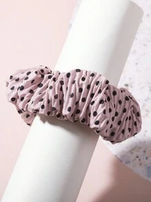 1 Stück/Set Haargummis für Kinder, gepunktete elastische Haargummiringe, verheddernisfrei - Verschiedenfarbig - Übersicht 3