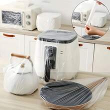 50pcs Household Dust Cover, Disposable Dust Cover, Appliance Dust Cover, Waterproof, Multi-Purpose Dust Cover, Suitable For Microwave, Rice Cooker, Household Kitchen Accessories - Multicolor - View 3