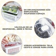 Large Rectangular Organizers With Food Storage Basket 2 UNIT - Trong sáng - Xem 7