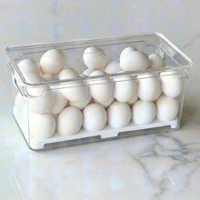 Large Rectangular Organizers With Food Storage Basket 2 UNIT - Trong sáng - Xem 5