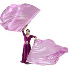 1pc 1 Light Dance Flag Dance Accessories Dance Solid Color Flag - Multicolor - View 33