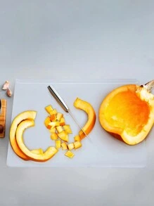 1pc Transparent Acrylic Non-Slip Cutting Board, Suitable For Kitchen Food Preparation - Transparent - View 6