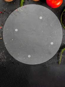 1pc Transparent Acrylic Non-Slip Cutting Board, Suitable For Kitchen Food Preparation - Transparent - View 7