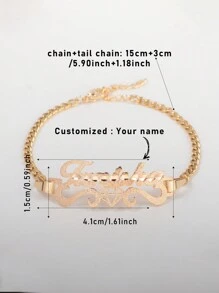 定制哑光星空名字手链，独特的配套珠宝，母亲节/情人节/生日/周年纪念礼物，毕业典礼，圣诞节，家庭高级礼物